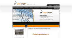 Desktop Screenshot of geoexpert.pl